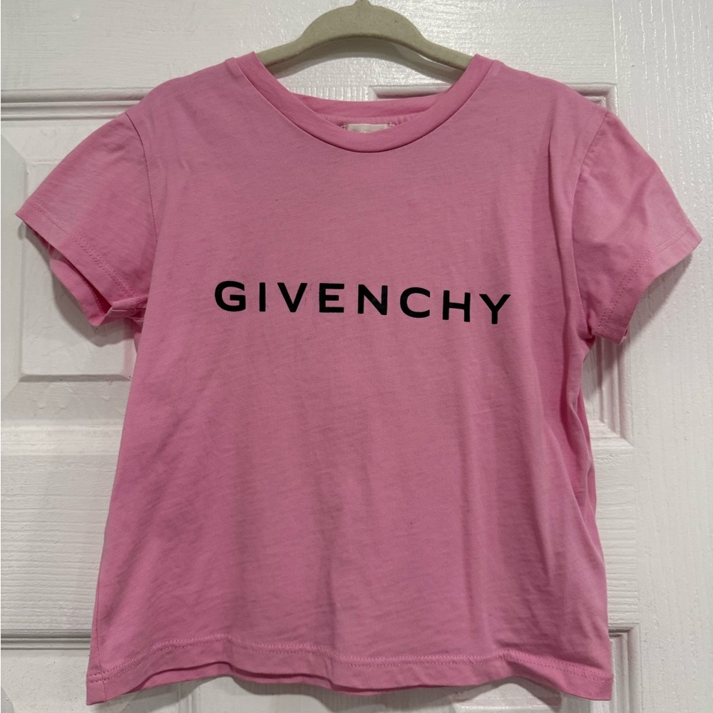 Givenchy Short Sleeve Pink Tee